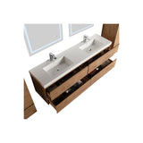 Blossom Assisi 72" Classic Oak Double Sink Vanity Base