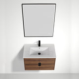 Blossom Bahamas 30" Brown Walnut Vanity with Ceramic Sink