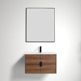 Blossom Bahamas 30" Brown Walnut Vanity with Ceramic Sink