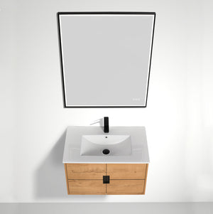 Blossom Bahamas 30" Classic Oak Vanity with Ceramic Sink