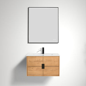 Blossom Bahamas 30" Classic Oak Vanity with Ceramic Sink