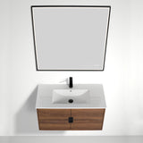 Blossom Bahamas 36" Brown Walnut Vanity with Ceramic Sink