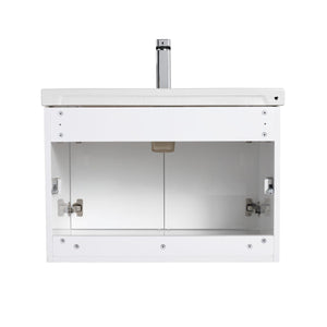 Blossom Bern 28" Glossy White Vanity With Ceramic Basin