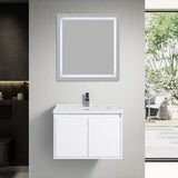 Blossom Bern 28" Glossy White Vanity With Ceramic Basin