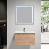 Blossom Bern 32" Classic Oak Vanity With Ceramic Basin