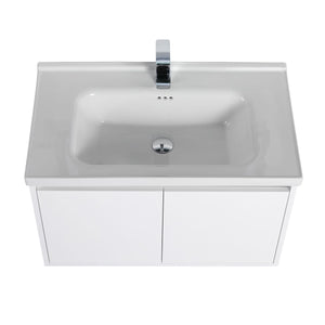 Blossom Bern 32" Glossy White Vanity With Ceramic Basin