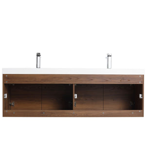 Blossom Bern 60" Brown Walnut Double Vanity