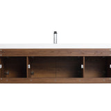 Blossom Bern 60" Brown Walnut Single Vanity