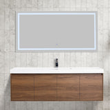 Blossom Bern 60" Brown Walnut Single Vanity