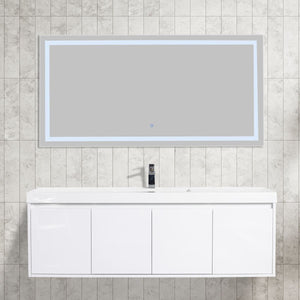 Blossom Bern 60" Glossy White Single Vanity