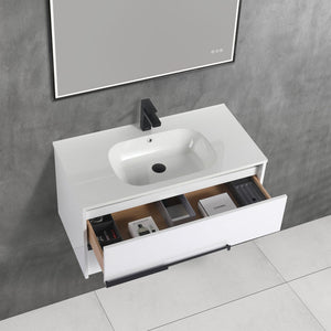 Blossom Brest 36" Glossy White Vanity with SMC Sink