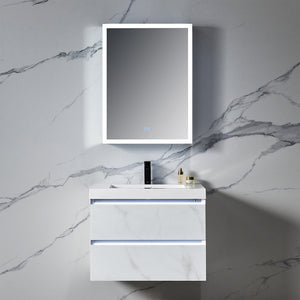 Blossom Capella 24x32 Left Inside LED Light on Door Medicine Cabinet