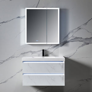 Blossom Capella 30x32 Inside LED Light on Door Medicine Cabinet