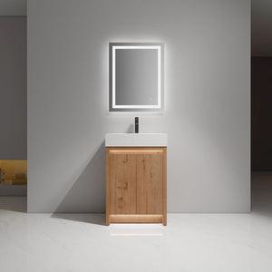 Blossom Capri 24" Classic Oak Vanity With Dual LED Lights