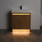 Blossom Capri 30" Classic Oak Vanity With Dual LED Lights