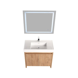 Blossom Capri 36" Classic Oak Vanity With Dual LED Lights