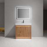 Blossom Capri 36" Classic Oak Vanity With Dual LED Lights