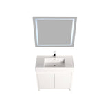 Blossom Capri 36" Glossy White Vanity With Dual LED Lights