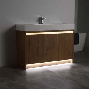 Blossom Capri 48" Classic Oak Vanity With Dual LED Lights