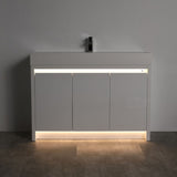 Blossom Capri 48" Glossy White Vanity With Dual LED Lights