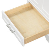 Blossom Copenhagen 24" 2-Door 1-Drawer Matte White Freestanding Solid Wood Single Vanity Base