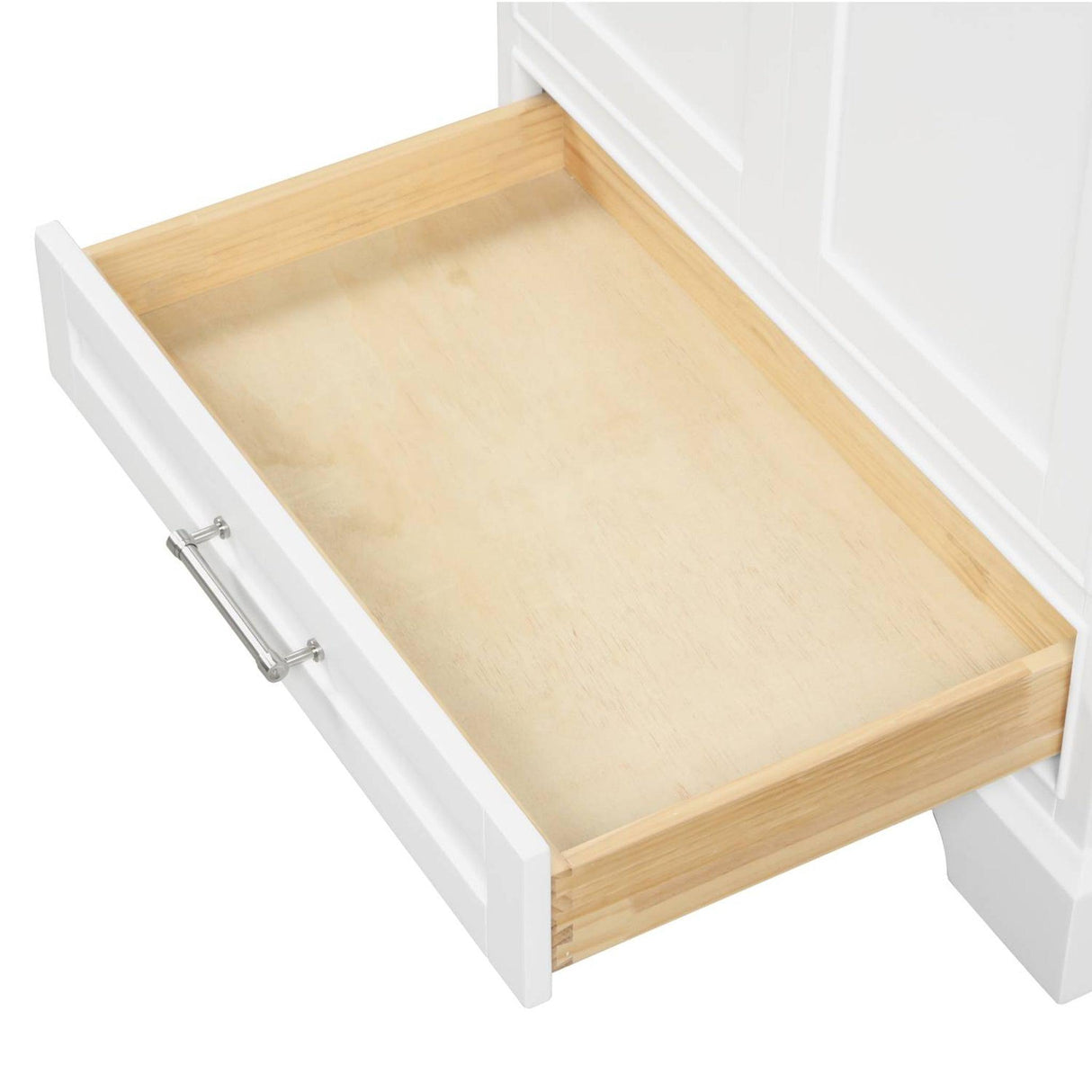 Blossom Copenhagen 30" 2-Door 1-Drawer Matte White Freestanding Solid Wood Single Vanity Base