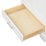 Blossom Copenhagen 30" 2-Door 1-Drawer Matte White Freestanding Solid Wood Single Vanity Base
