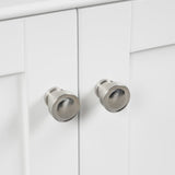 Blossom Copenhagen 36" 2-Door 5-Drawer Matte White Freestanding Solid Wood Single Vanity Base
