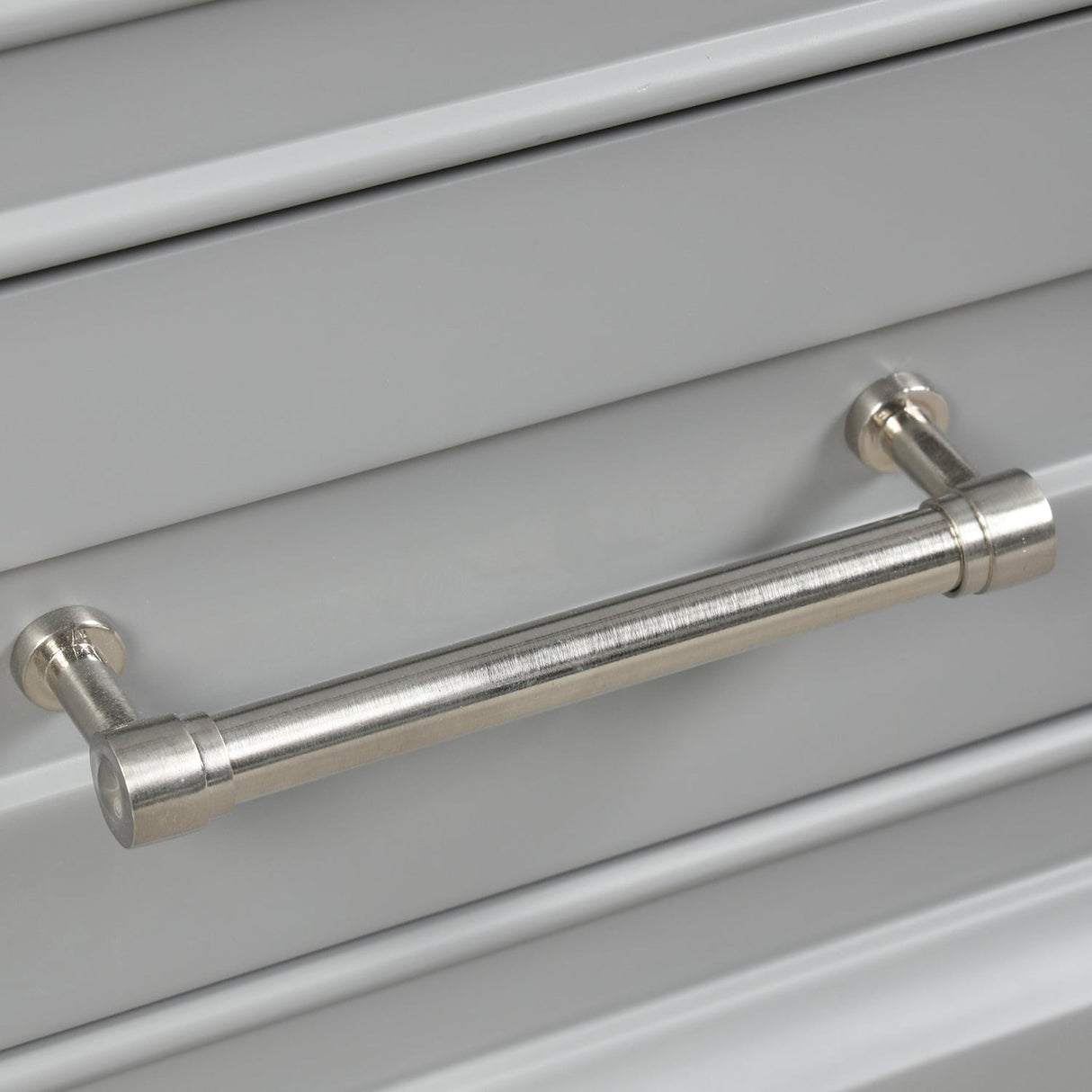 Blossom Copenhagen 60" 4-Door 6-Drawer Metal Gray Freestanding Solid Wood Double Vanity Base