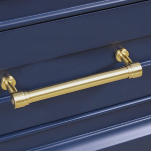 Blossom Copenhagen Brusheded Gold Handles and Knobs for 30" Vanity Base
