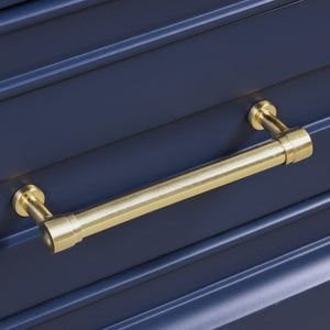 Blossom Copenhagen Brusheded Gold Handles and Knobs for 48" Vanity Base