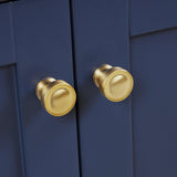 Blossom Copenhagen Brusheded Gold Handles and Knobs for 60" Vanity Base