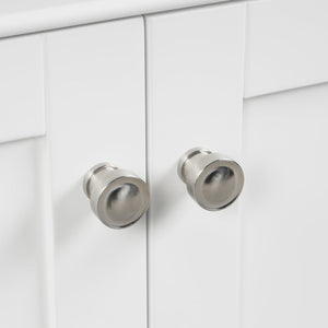 Blossom Copenhagen Brusheded Nickel Handles and Knobs for 36
