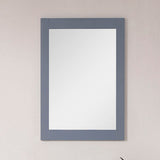 Blossom Dubai 36" Charcoal Grey Wall-Mounted Rectangle Mirror