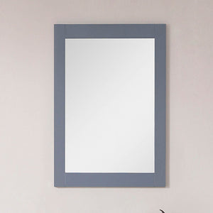Blossom Dubai 36" Charcoal Grey Wall-Mounted Rectangle Mirror