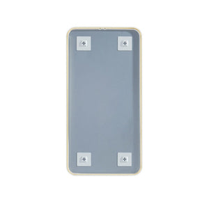 Blossom FM2 18"x36" Brush Gold Square Sleek Durable Metal Framed Mirror