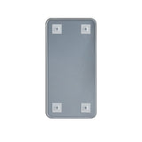 Blossom FM2 18"x36" Matte Black Square Sleek Durable Metal Framed Mirror