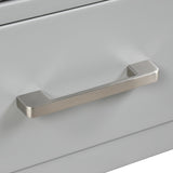 Blossom Geneva 30" 2-Door 1-Drawer Metal Gray Freestanding Solid Wood Single Vanity Base