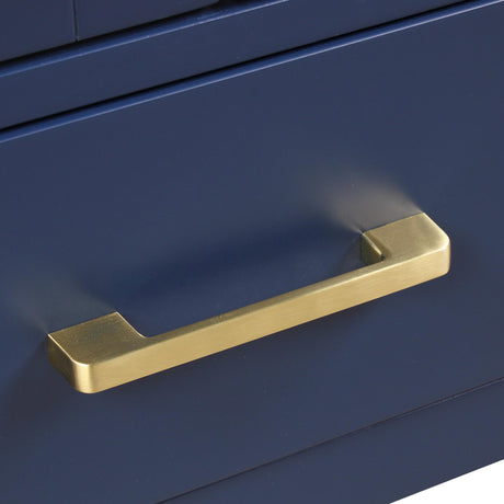 Blossom Geneva Brusheded Gold Handles and Knobs for 36" Vanity Base