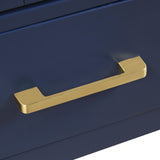 Blossom Geneva Brusheded Gold Handles and Knobs for 60" Vanity Base