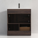 Blossom Hanover 30" 2-Door 1-Drawer Cali Walnut Freestanding Single Vanity Base