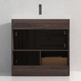 Blossom Hanover 36" 2-Door 1-Drawer Cali Walnut Freestanding Single Vanity Base