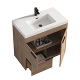 Blossom Hanover 36" 2-Door 1-Drawer Classic Oak Freestanding Single Vanity Base