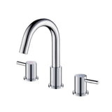 Blossom KBF1016 10" x 15" Chrome Two Handle Design Wide Spread Bathroom Sink Faucet