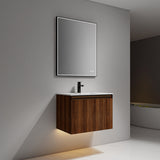 Blossom Lille 30" Brown Walnut Strip Single Vanity