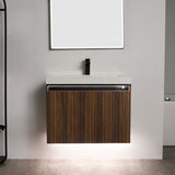 Blossom Lille 30" Brown Walnut Strip Single Vanity