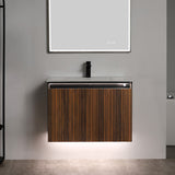 Blossom Lille 30" Brown Walnut Strip Single Vanity
