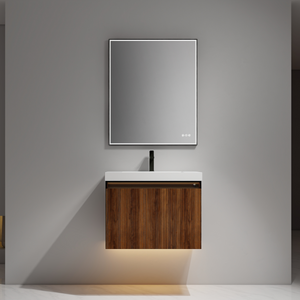 Blossom Lille 30" Brown Walnut Strip Single Vanity