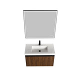 Blossom Lille 36" Brown Walnut Strip Single Vanity