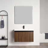 Blossom Lille 36" Brown Walnut Strip Single Vanity